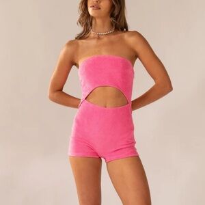 Peppermayo fever Terry jumpsuit - pink